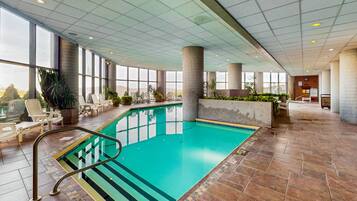 Indoor pool, a heated pool