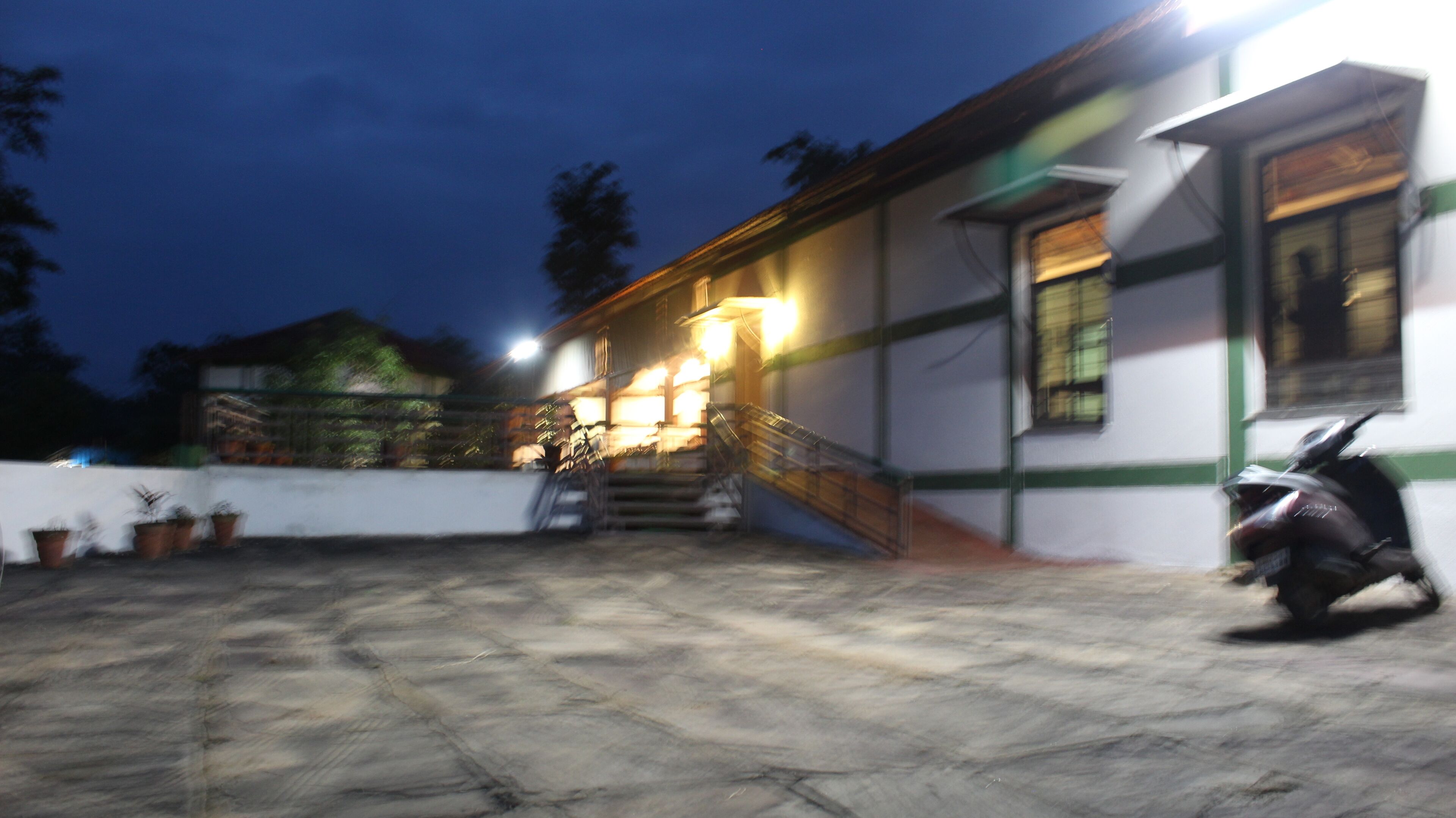 Front of property – evening/night