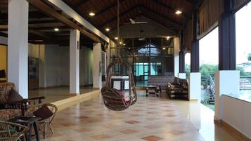 Sitteområde i lobbyen