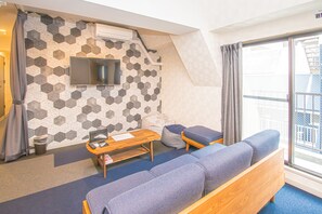 Deluxe-huone (4F) | Ilmainen Wi-Fi, vuodevaatteet