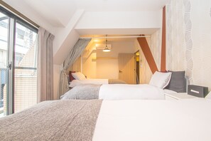 Deluxe-huone (4F) | Ilmainen Wi-Fi, vuodevaatteet