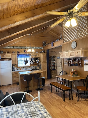 Family Cabin | Pillowtop beds, individually decorated, individually furnished