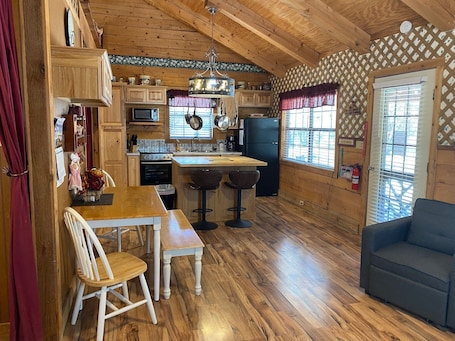 Family Cabin | Pillowtop beds, individually decorated, individually furnished