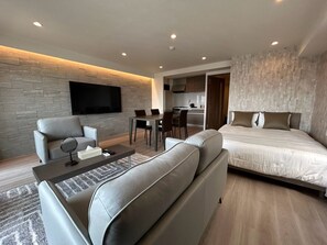 1 chambre, literie de qualité supérieure, matelas mémoire de forme