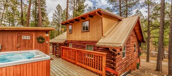 Rustic Grizzly: Perfect 3 bedroom w/ Hot Tub & Pet Friendly