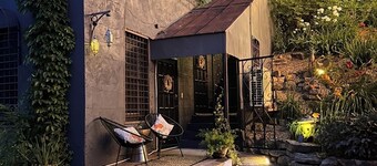 Peacock Suite at historic 123 South Washington 