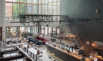 Lunch and dinner served, garden views