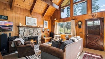 Smart TV, lettore DVD, libri, impianto stereo