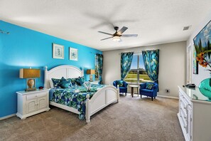 5 bedrooms, in-room safe, desk, iron/ironing board -  Fairway View Villa 5*  luxury – South-Facing Pool & Game Room, Nr Disney & Golf (Davenport)