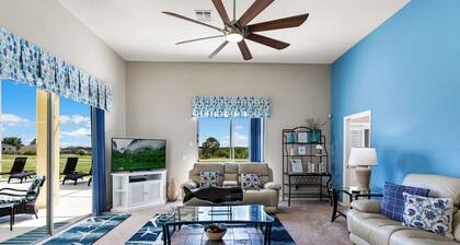 Villa mit Fairway-Blick, Luxus-Poolhaus, 20 Minuten von Disney entfernt, am Golfplatz