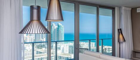 Appartement Deluxe, 2 chambres, vue canal | 1 chambre, literie de qualité supérieure