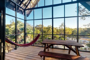 Interior - Romantic cabana with veranda, hammock, partial AC & WiFi - walk to the beach (Placencia)