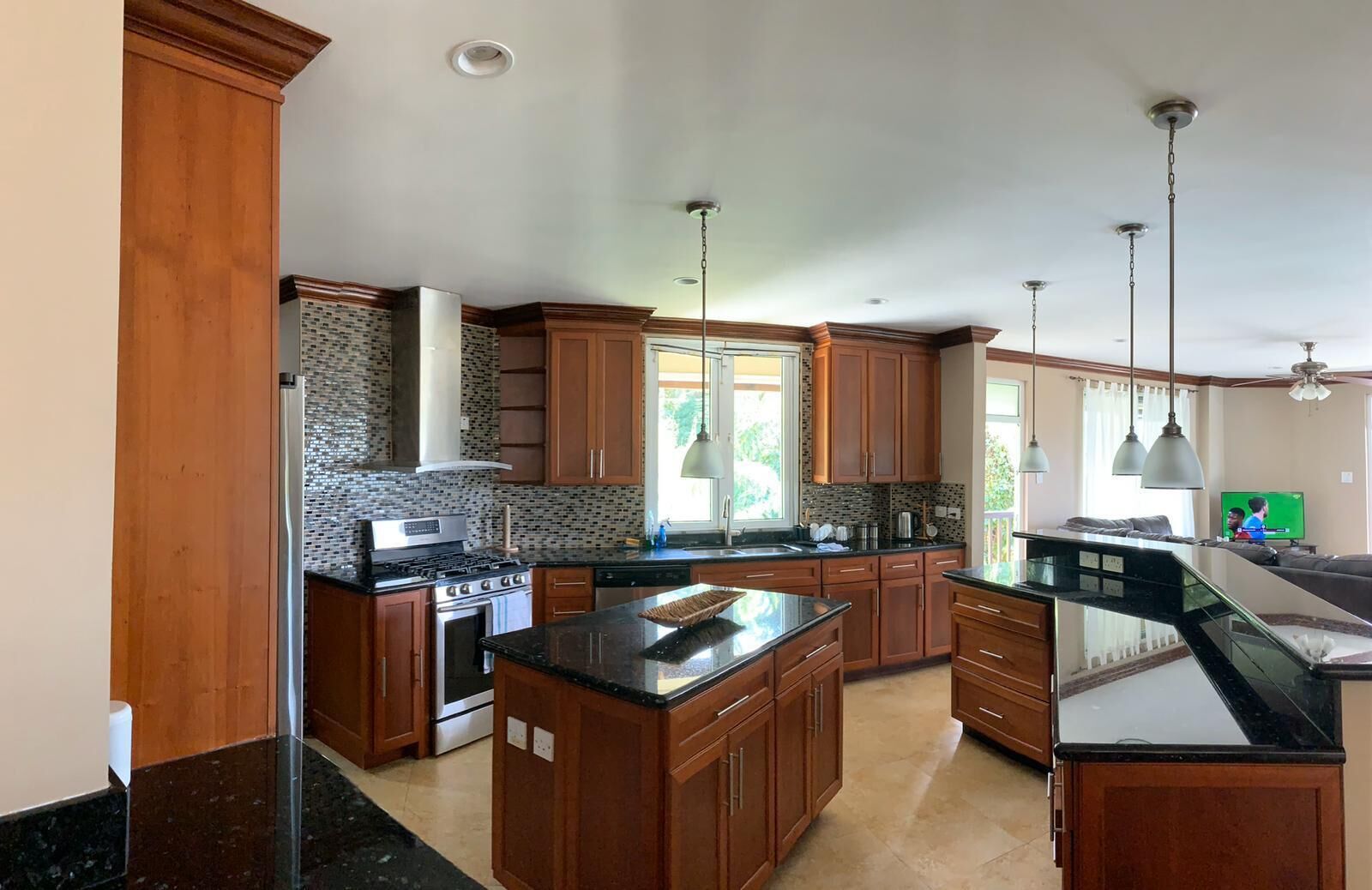 Luxury Villa | Private kitchen | Full-size fridge, microwave, oven, dishwasher