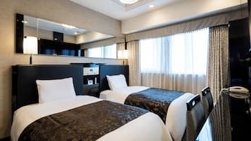 Standard Twin Room with 2beds, Non Smoking | Down comforters, desk, blackout drapes, free WiFi