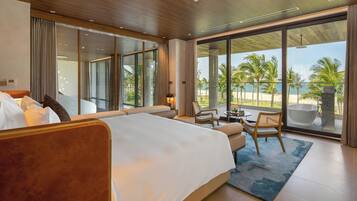 Beachfront 6 Bedroom Pool Villa | Premium bedding, down duvets, pillow-top beds, in-room safe