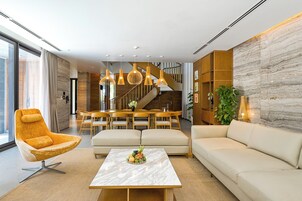 Villa de lujo, 5 habitaciones, piscina privada | Ropa de cama de alta calidad y edredones de plumas