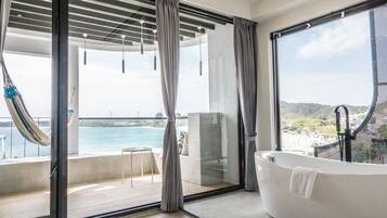 Grand Double Room, 1 Queen Bed, Terrace, Ocean View | View from room