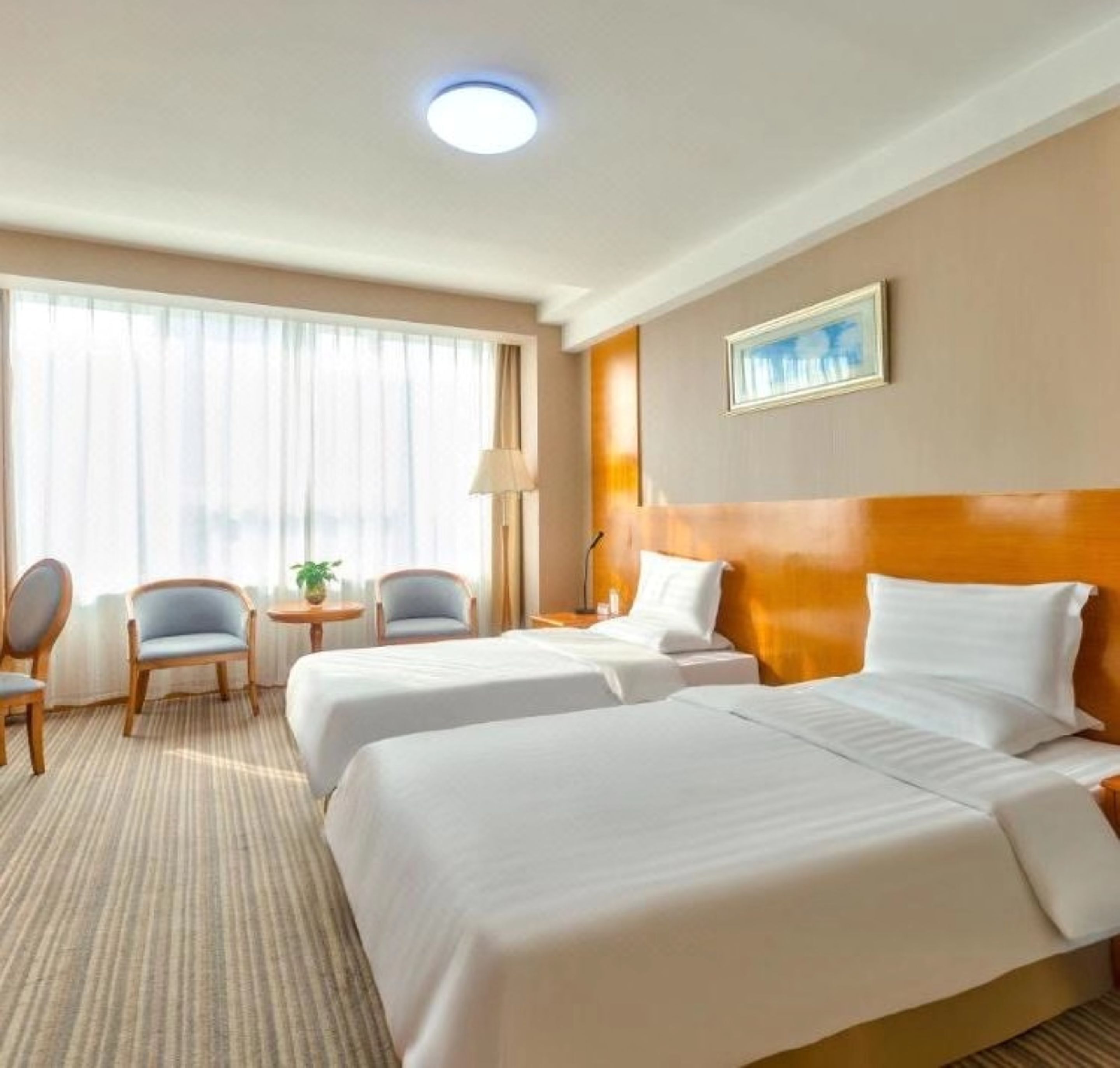 standard twin room | minibar, desk, blackout curtains, free wifi