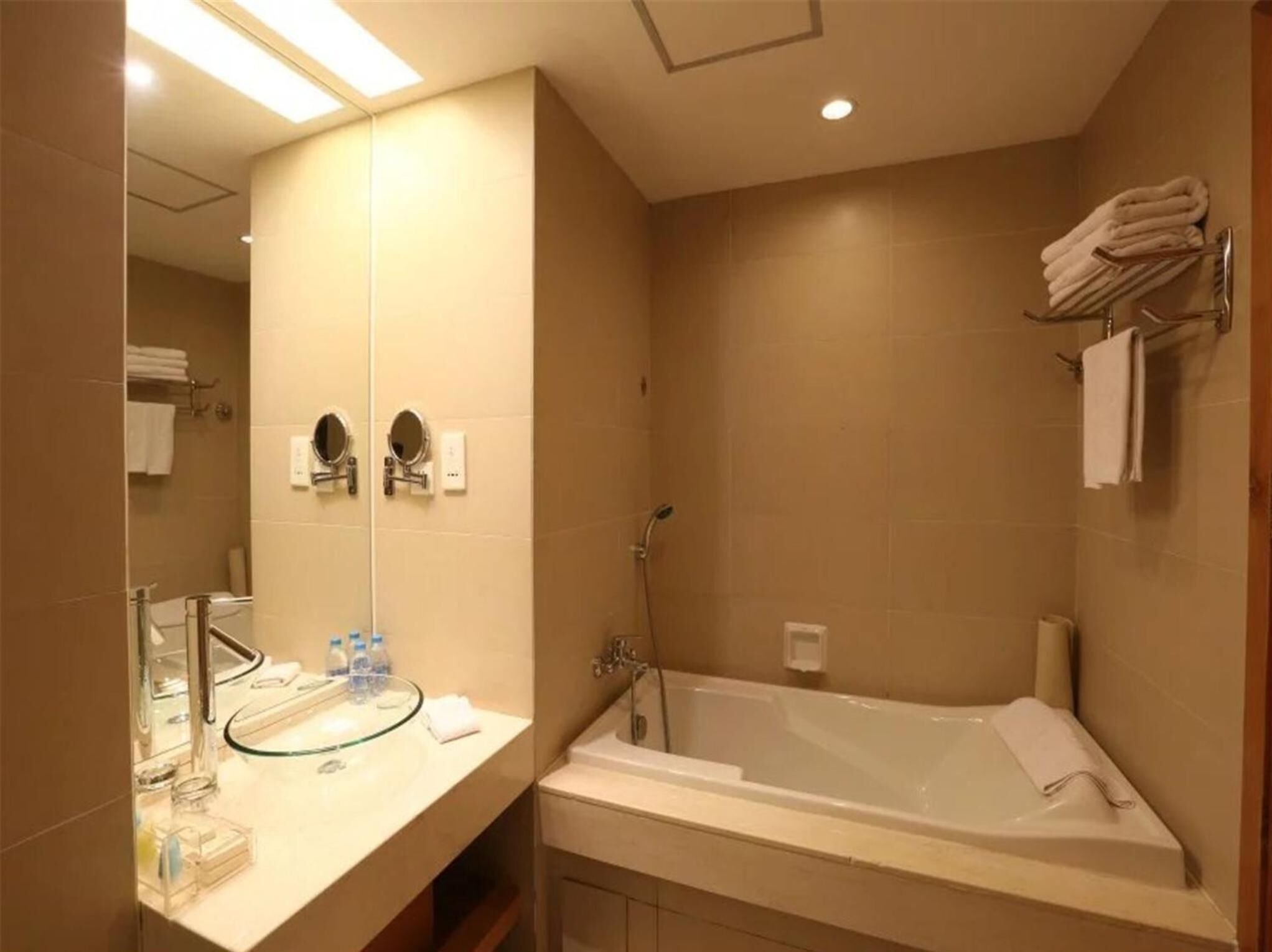 free toiletries, hair dryer, dressing gowns, slippers