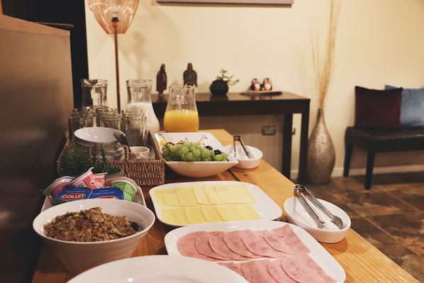 Gratis kontinental morgenmad hver dag