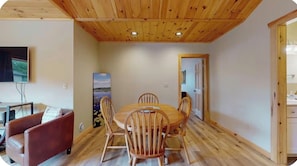 Interior - Quiet, Bright, Open, Rustic Next to Park and Pond with Mountain Views!  Apt 201 (Lake Placid)