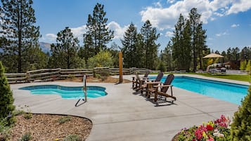 Indoor pool, outdoor pool