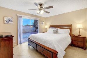 2 bedrooms, desk, iron/ironing board, WiFi