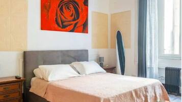 1 bedroom, travel crib, free WiFi, bed sheets