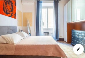 1 Schlafzimmer, Reisekinderbett, kostenloses WLAN, Bettwäsche