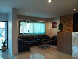 Sala de estar en el lobby