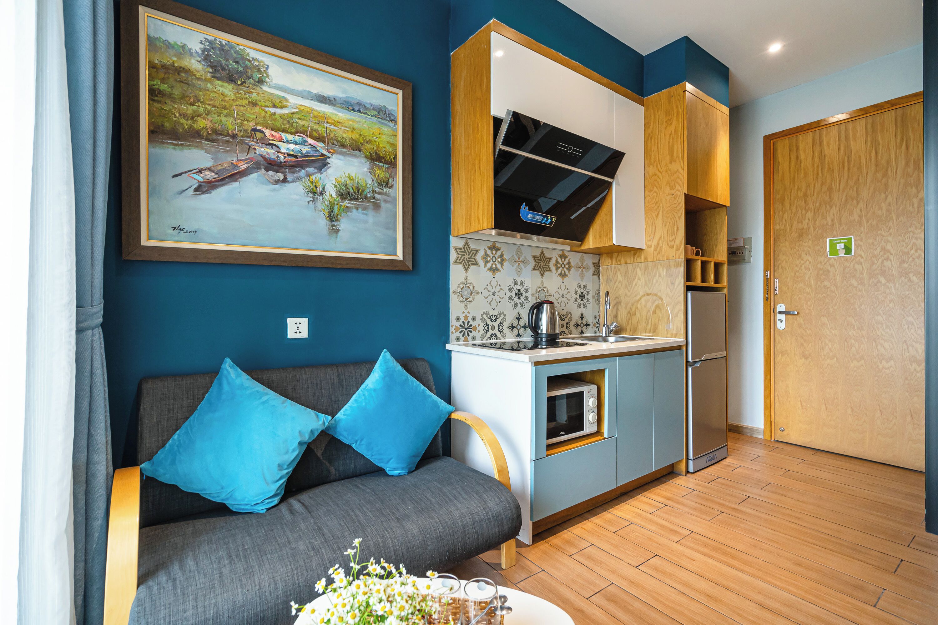 Deluxe Double Room, City View | Desk, laptop workspace, blackout curtains, soundproofing