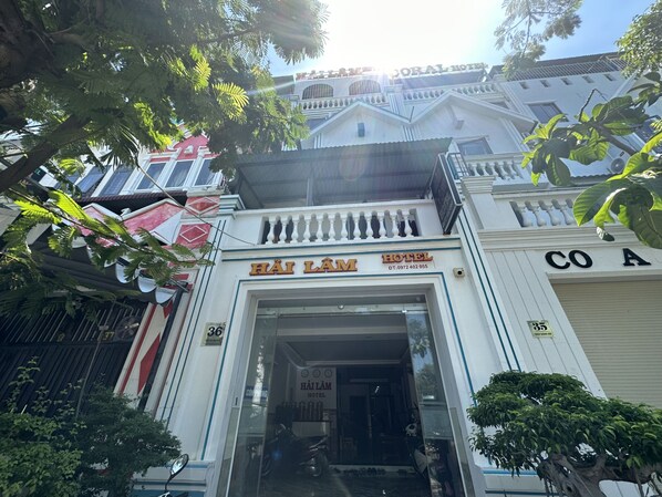 Majoituspaikan julkisivu