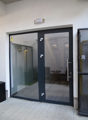 Interior entrance