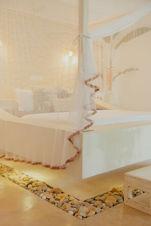 Design Double Room, 1 King Bed, Terrace, Garden View | Premium bedding, memory-foam beds, individually decorated - Kirinuga Boutique Retreat (Tangalle)