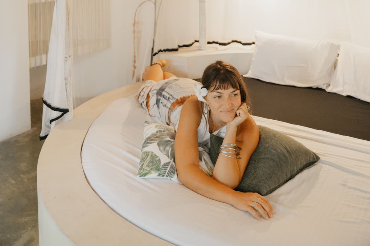 Honeymoon Double Room, 1 King Bed, Patio, Garden View | Premium bedding, memory foam beds, individually decorated