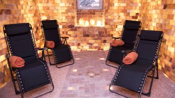 Sauna, hammam, soins corporels, enveloppements corporels