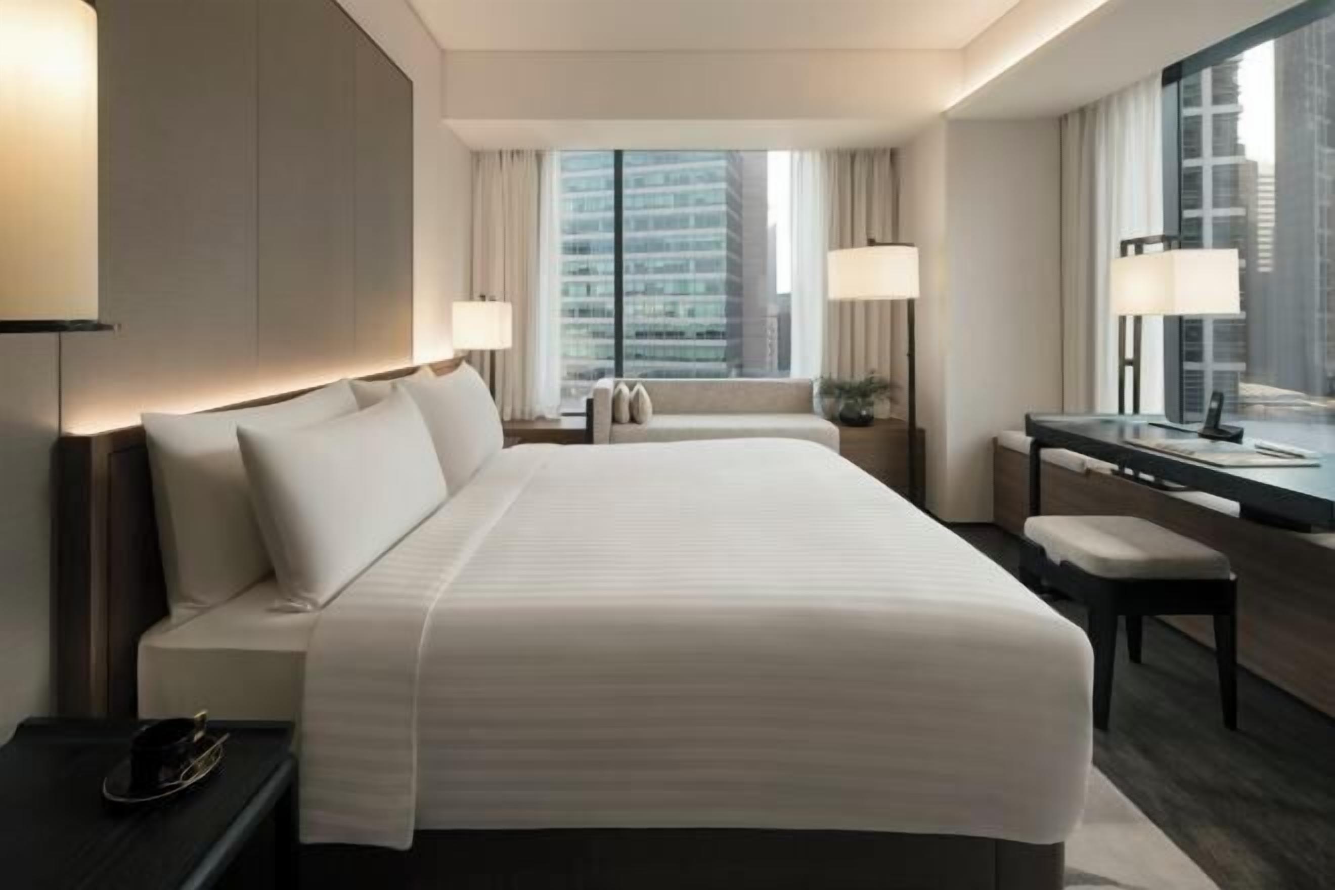 Free minibar, in-room safe, blackout curtains, iron/ironing board