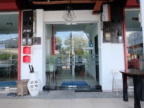 Entrada de la propiedad