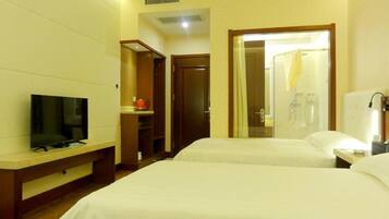 Standard Twin Room, No Windows | Desk, blackout drapes, free WiFi, bed sheets