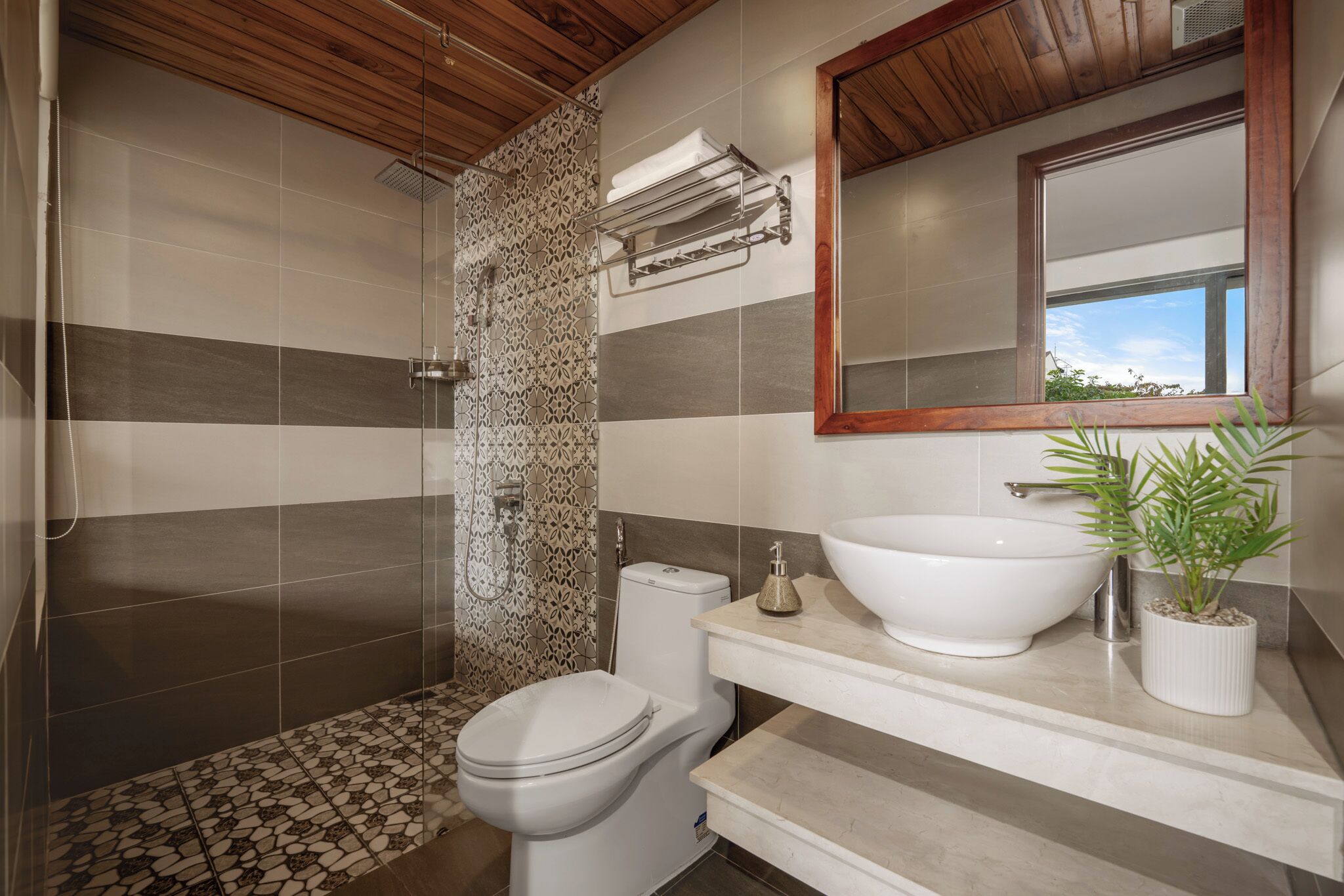 Ducha y cabezal de ducha tipo lluvia