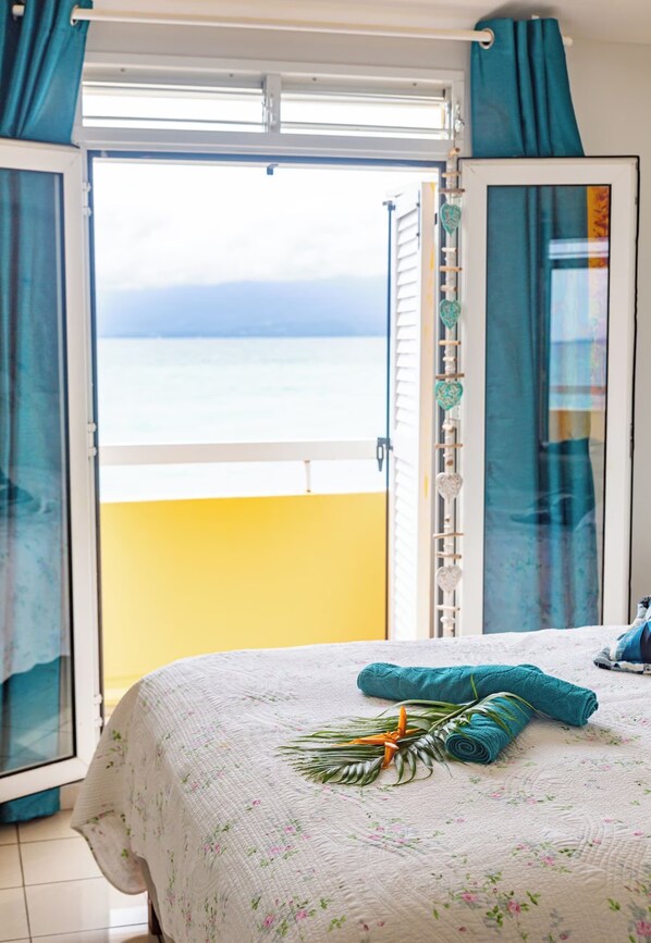 1 bedroom, iron/ironing board, free WiFi, bed sheets - La Perle Fleur D'epée ★★★★ (Le Gosier)