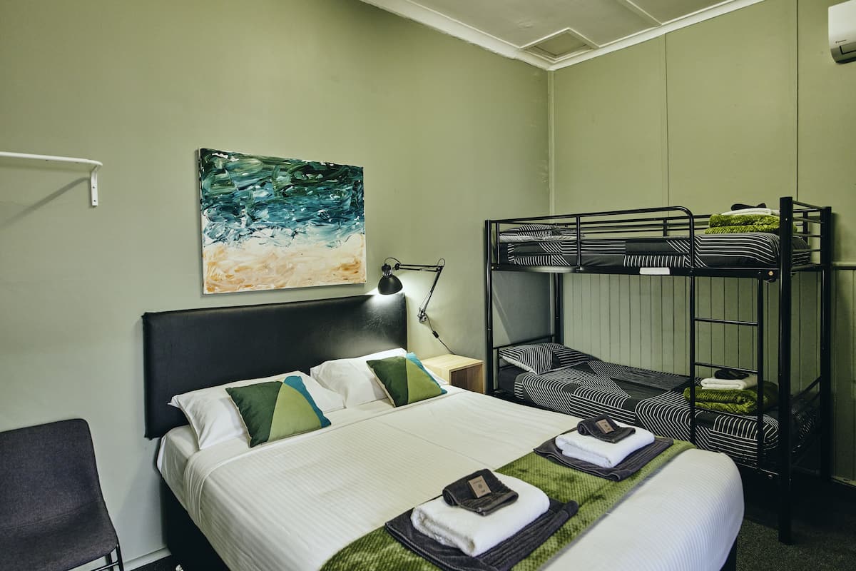 Family Room, Shared Bathroom