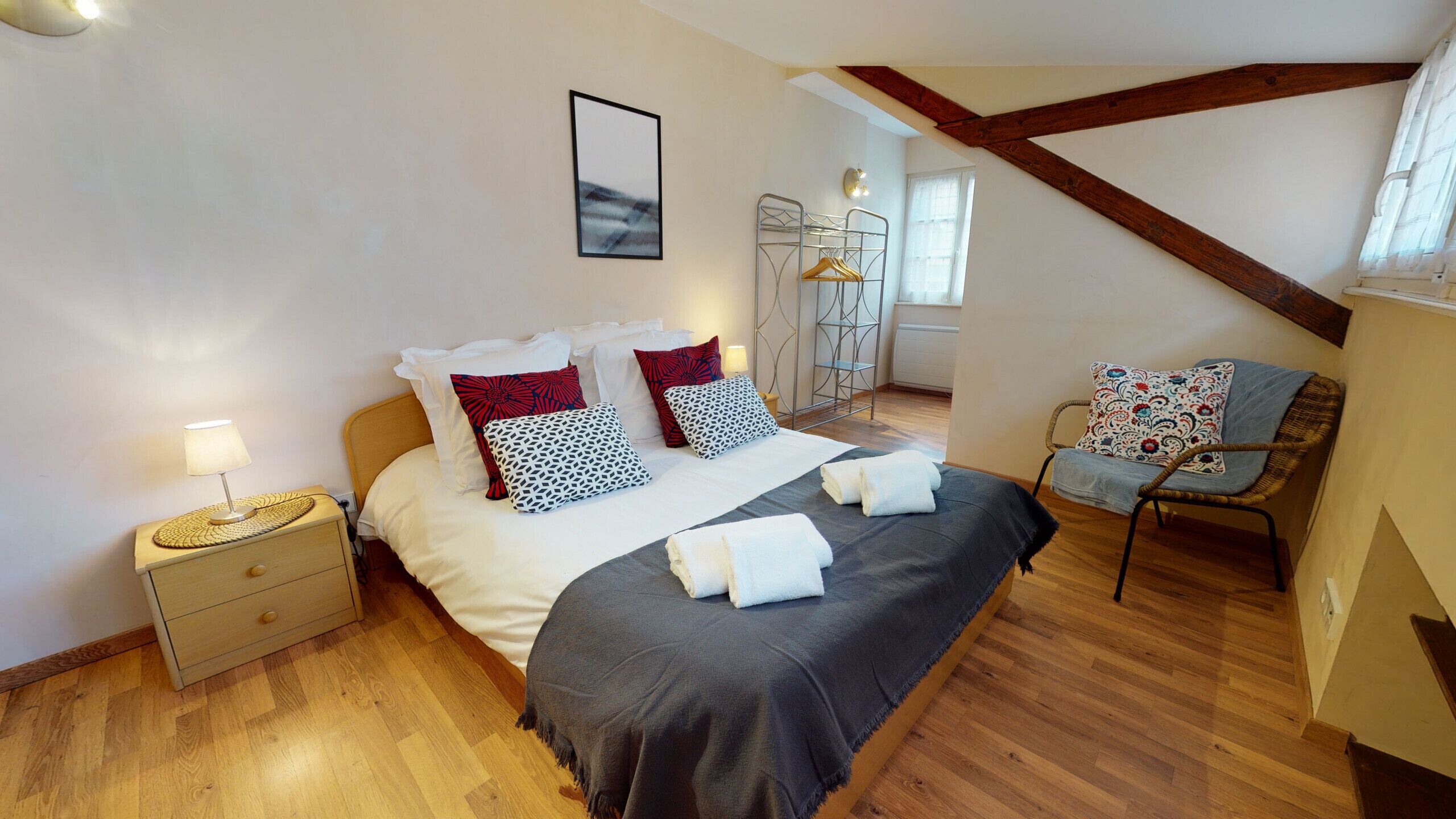 1 Schlafzimmer, Bügeleisen/Bügelbrett, kostenloses WLAN, Bettwäsche