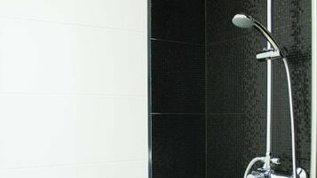 Hair dryer, towels