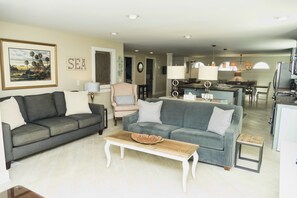 Smart TV, DVD player, books