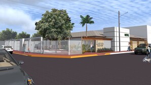 Front of property - Gasparim Grand Hotel (Caceres)
