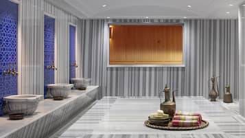 Sauna, baño de vapor y masajes