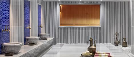Sauna, steam room, massages