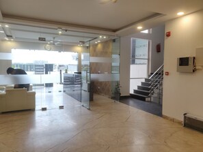 Interior entrance