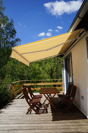 Terrace/patio - Hellaberg house rental - Rest and relaxation in the Thuringian Forest (Schleusegrund)
